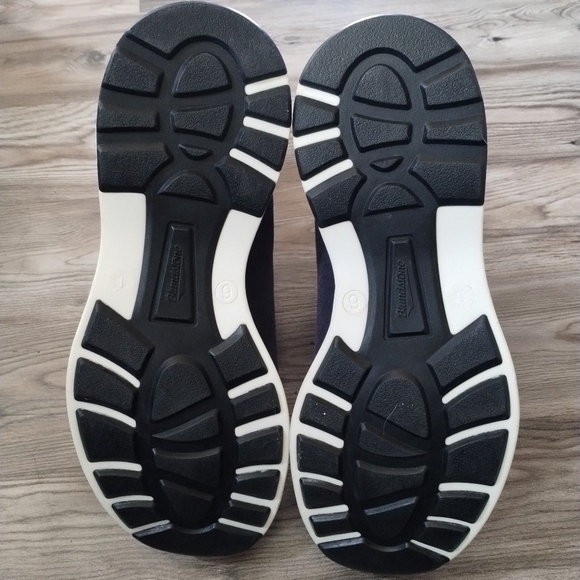 Blundstone 2147 Active Suede Chelsea Boots Navy Suede / Burnt Orange W9, M7 - Picture 4 of 6